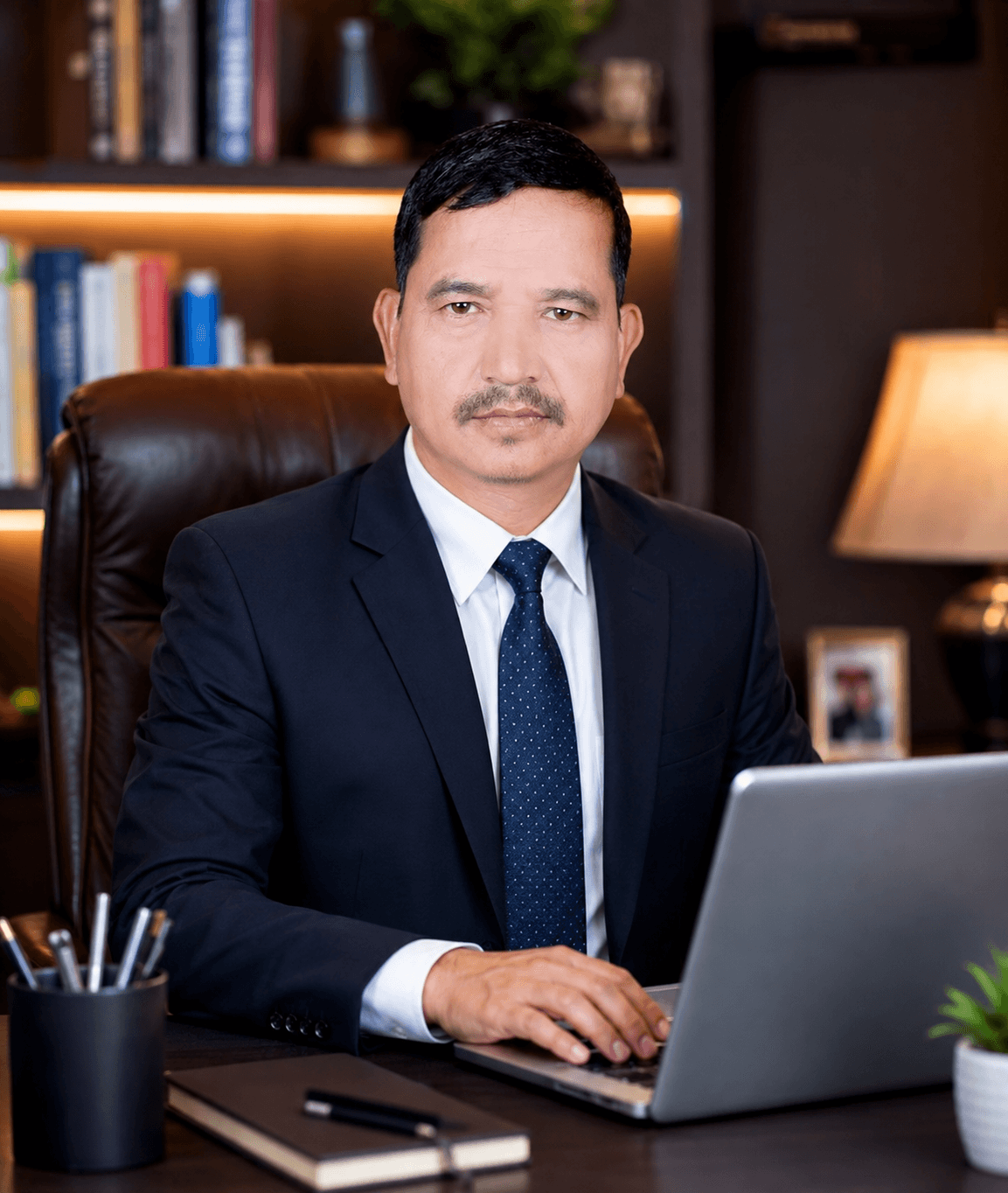 Digital marketing consultant at work